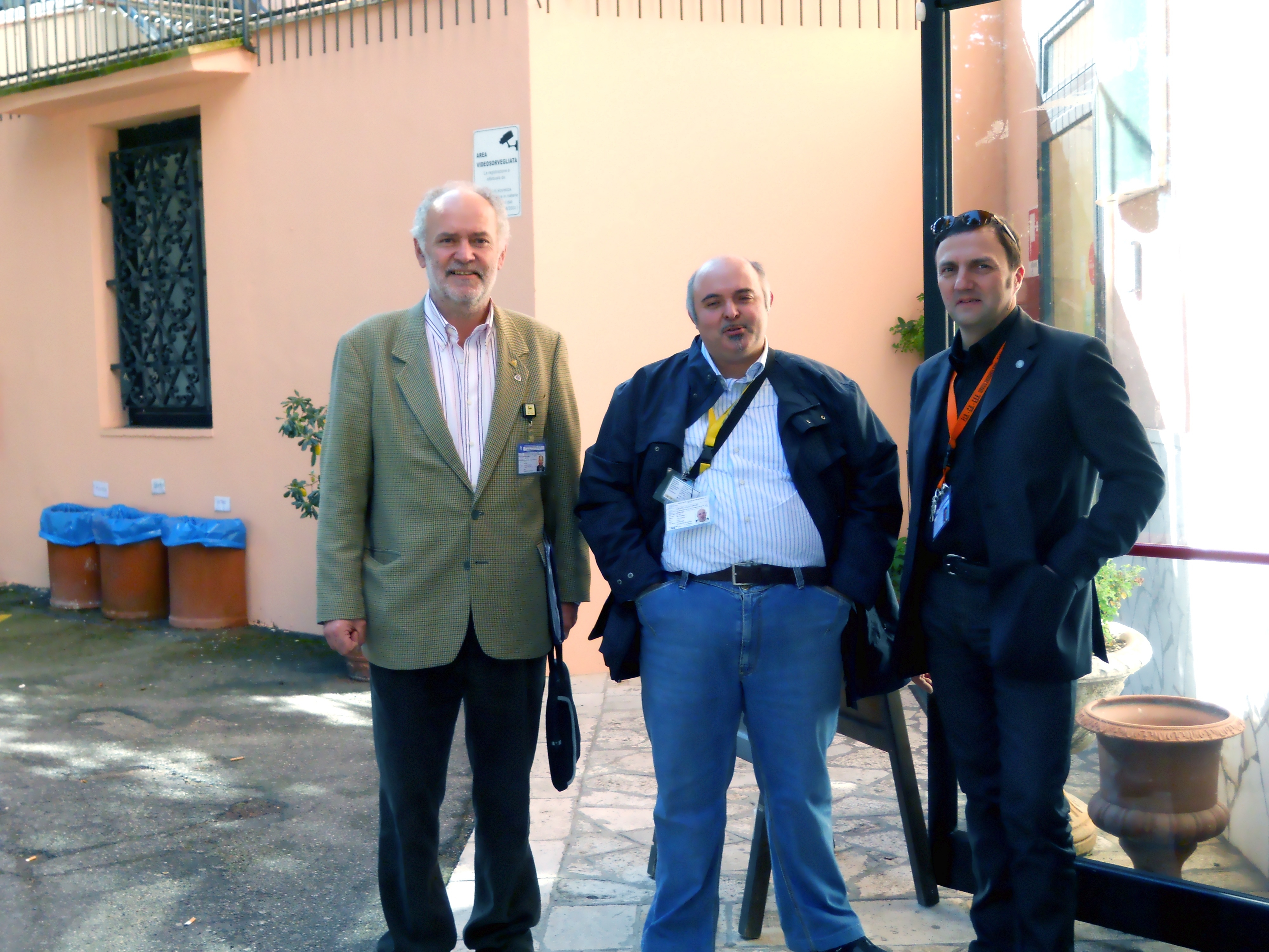 Nella foto da sinistra il Presidente Nazionale F.I.R. Patrizio Losi, il  Radiomanager Nazionale Mauro Bottecchia, il Neo Presidente Regionale Veneto Tiziano Ceolin 